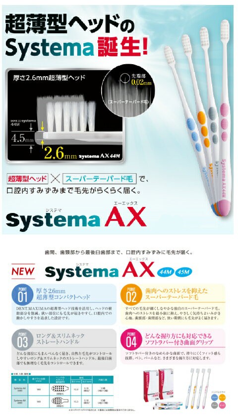 ライオン Systema（システマ）ＡＸトライアルセット44Ｍ/45Ｍ 4本 ...