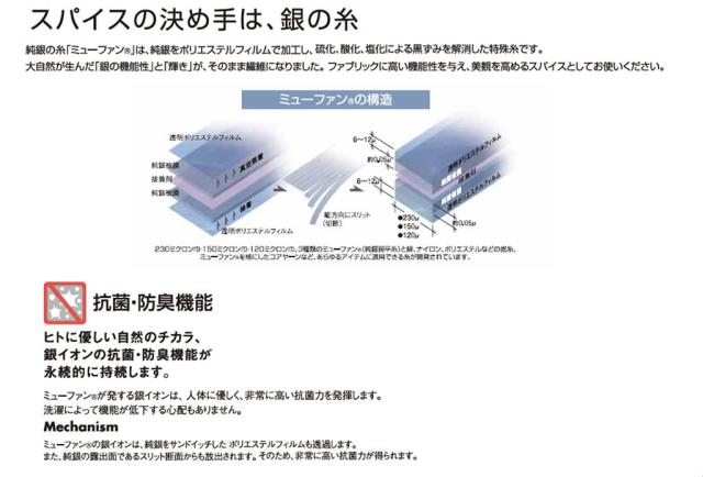 外側使用生地ミューファン