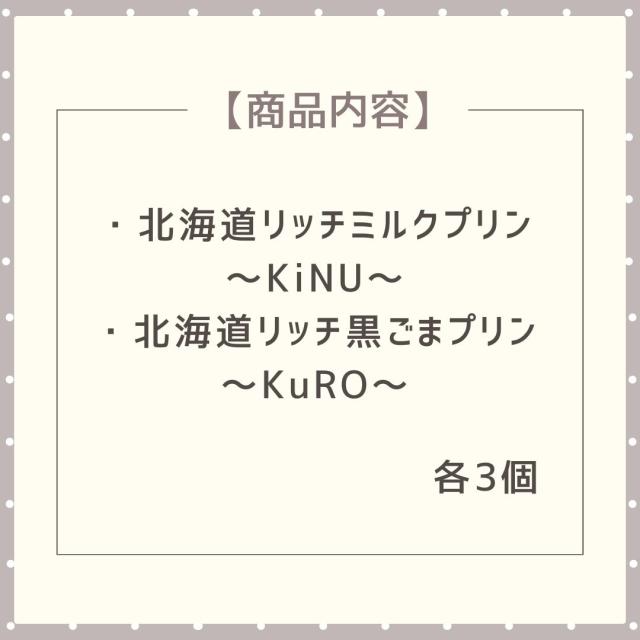 北海道リッチプリン2種6個セット