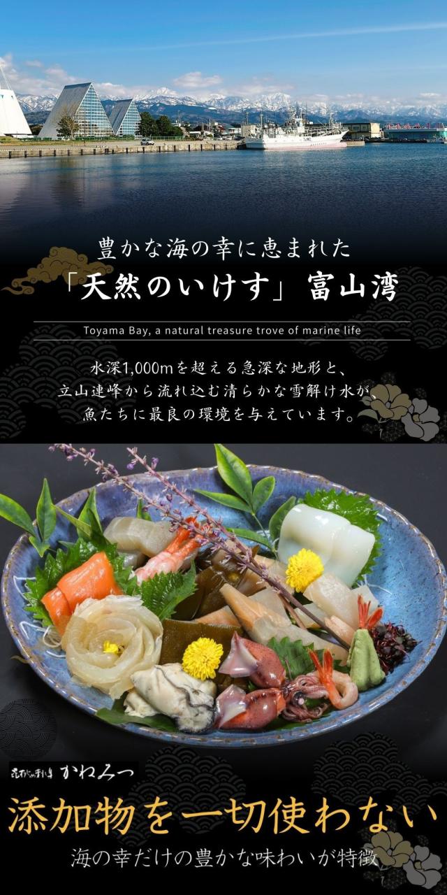 富山 こぶ締め かねみつ さしみ 刺身 盛り合わせ おつまみ 贈り物 贈答 ギフト