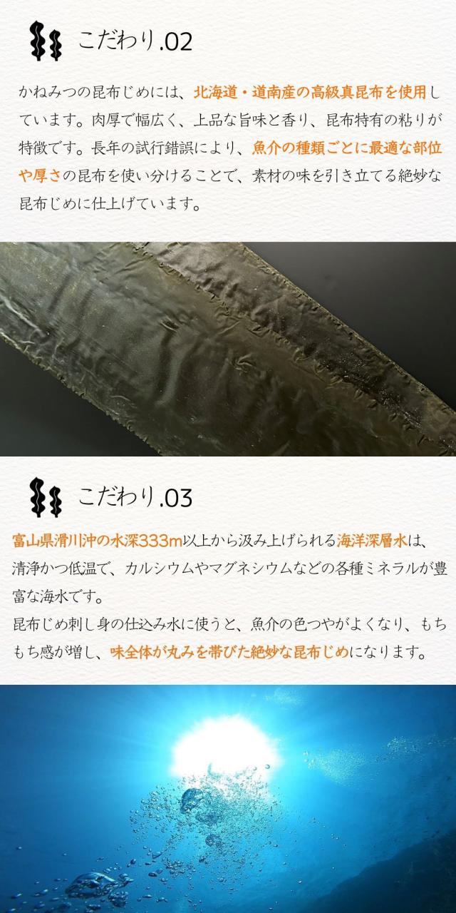 富山 こぶ締め かねみつ さしみ 刺身 盛り合わせ おつまみ 贈り物 贈答 ギフト