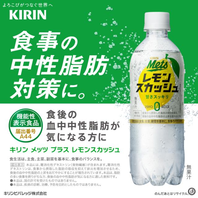 メッツプラス レモンスカッシュ 480ml PET