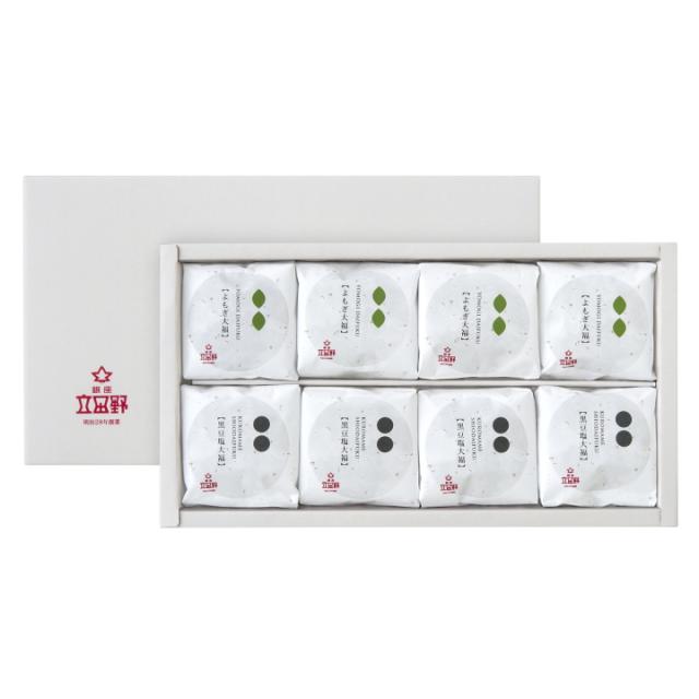 銀座立田野 黒豆塩大福・よもぎ大福