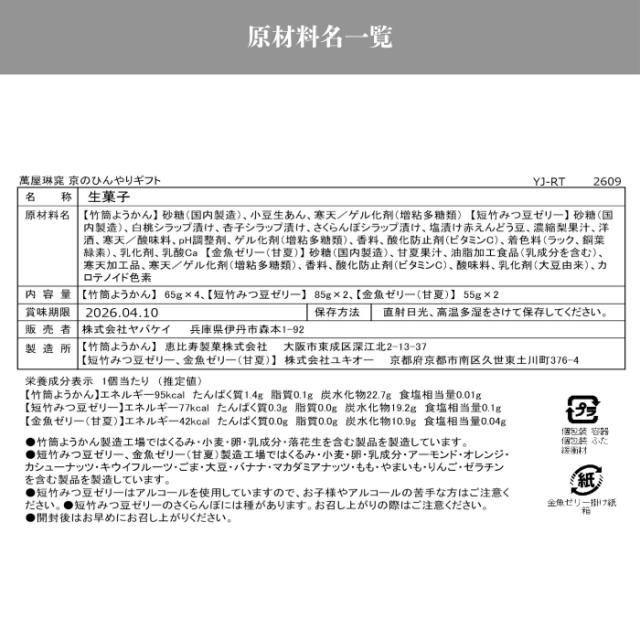 京都 萬屋琳窕 京のひんやりギフト