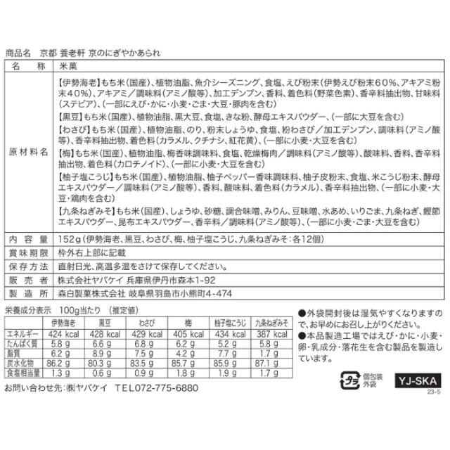 京都 養老軒 京のにぎやかあられ