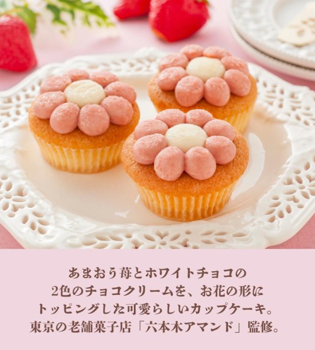 六本木アマンド あまおう苺のフラワーケーキ