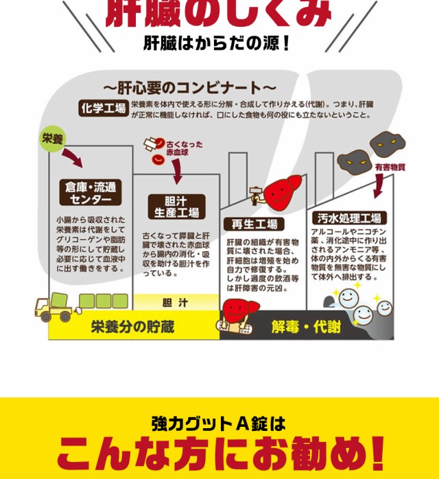 第3類医薬品】『黄色と黒の 強力グットA錠 270錠 3個セット 』二日酔い