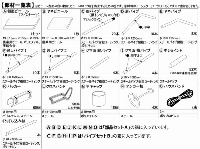 在庫通販 第一ビニール PAY マーケット - ミナトワークス|商品ロットナンバー:340360890 小型ビニールハウス ダイムハウス 3坪用の通販はau 超激安国産