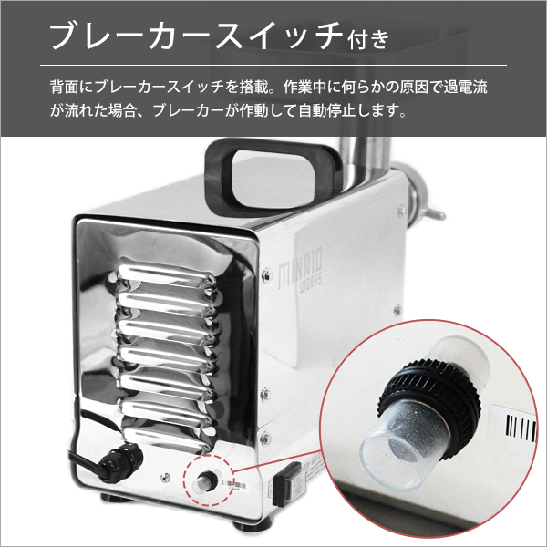 ミナト　電動ミンサー　PMM-12F MINATOWORKS ミナト 業務用ステンレス製 電動ミンサー PMM-12F