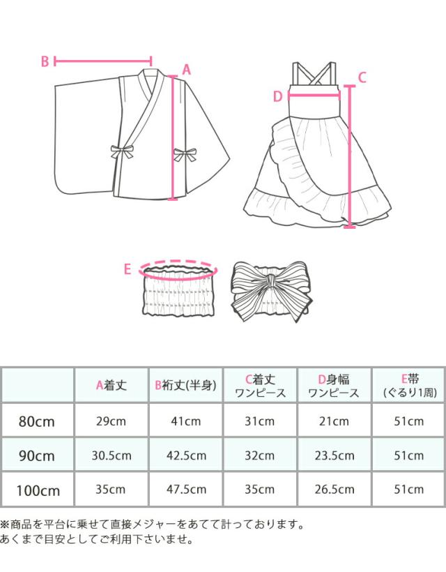 子供　浴衣ドレス 女の子