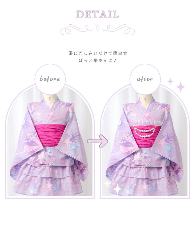 子供　浴衣ドレス 女の子