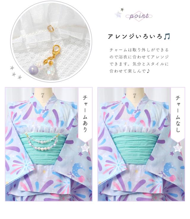 子供　浴衣ドレス 女の子