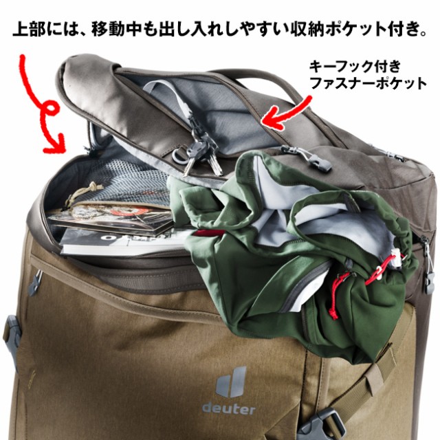 新品安い deuter / ドイター AViANT DUFFEL PRO MOVO90 アビアント ダッフル プロ モボ 90L キャリーバッグ(2Way、キャリーの通販はau PAY マーケット - 2m50cm|商品ロットナンバー:483819529 最安値最新作