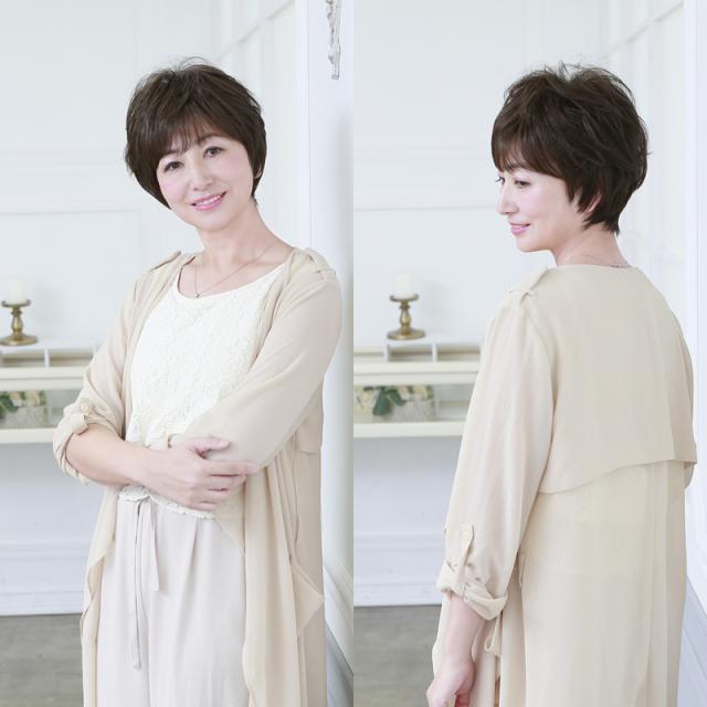 帽子ウィッグモデル着用