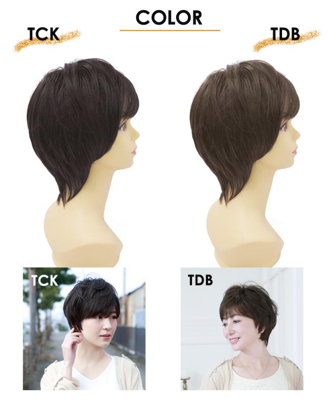 帽子ウィッグモデル着用