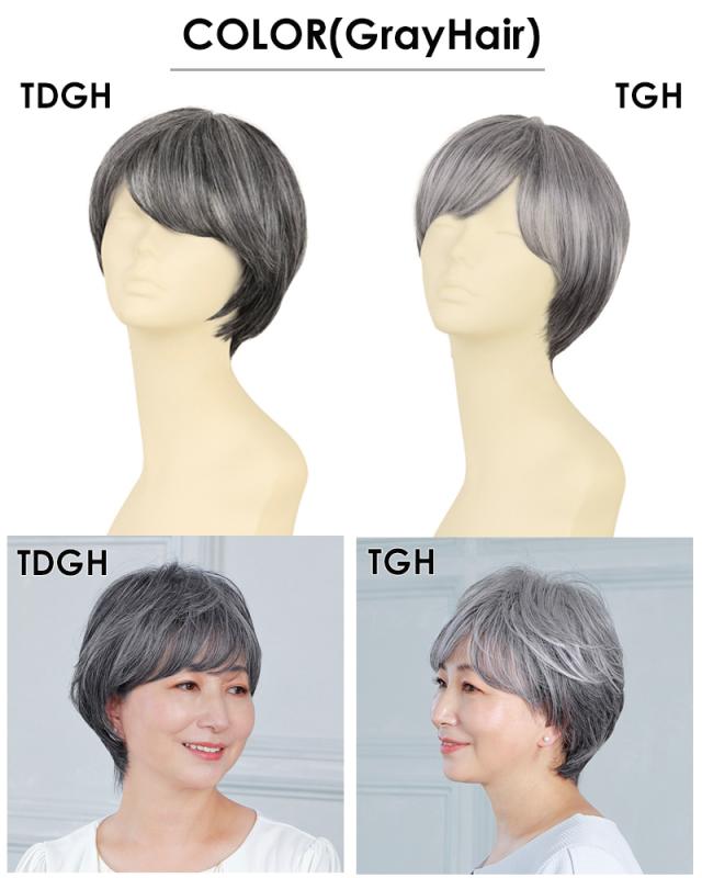 帽子ウィッグモデル着用