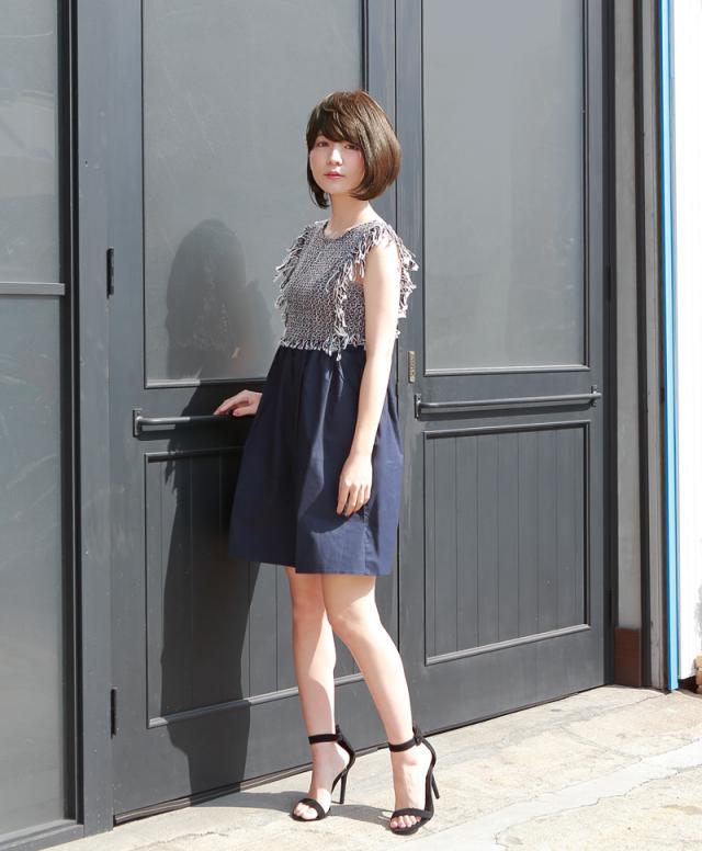 帽子ウィッグモデル着用