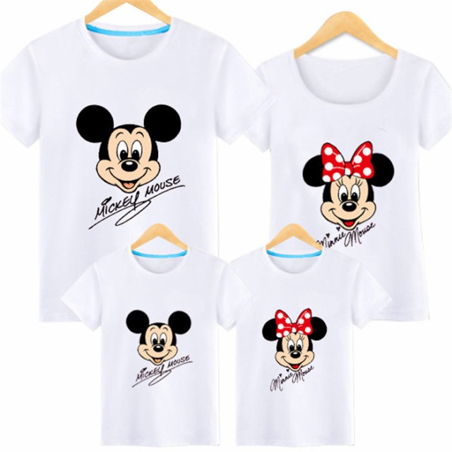 ミッキー ディズニー 親子tシャツ Disney T Shirt カップル シャツ キッズ 恋人 半袖 トップス カジュアル カットソー 親子ペア お揃いの通販はau Wowma ワウマ Top S 商品ロットナンバー