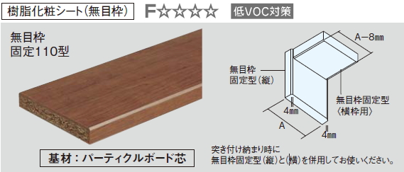 無目枠固定型 見込み132mm 横用 132 3950 24mm 2本入 樹脂化粧シート 140型 Qpe 無の通販はau Wowma ワウマ Diyをサポートする 住 じゅうたす 商品ロットナンバー