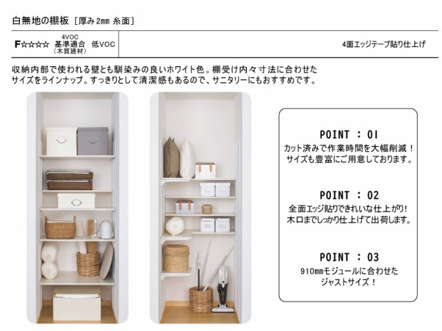 即納国産 白無地 WOODONE じゅうたす 住+ ★大型便★の通販はau PAY マーケット - DIYをサポートする 住+(じゅ 奥行450mm 間口1675mm 厚み20mm 糸面 4面エッジテープ貼り仕上げ 仕上げてる棚板 ウッドワン 特価在庫