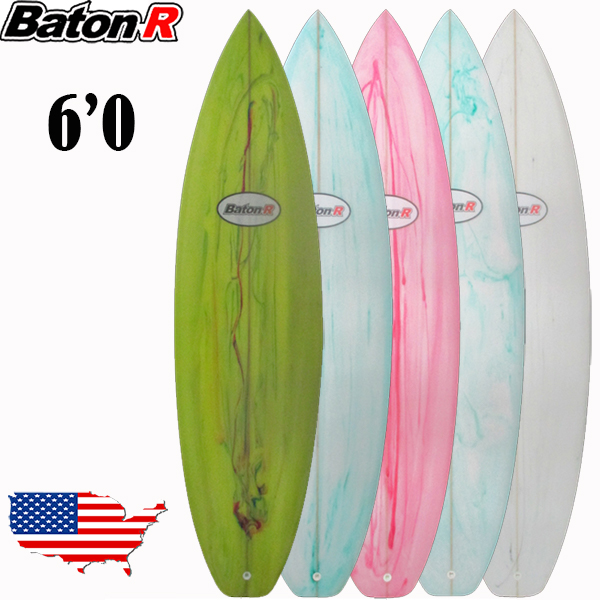爆買い人気 ショートボード SURFBOARD SHORT BOARD マリンスポーツ レジャー 営業所止め の通販はau PAY マーケット - Bulls Surf|商品ロットナンバー:456001 6’0 サーフボード BatonR サーフィン 5カラー フィン付属 限定品新作