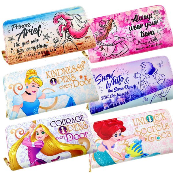 ディズニー プリンセス 長財布 キャラクター ロングウォレット ベル アリエル シンデレラ 白雪姫 ラプンツェル さいふ の通販はau PAY  マーケット - Ashop | au PAY マーケット－通販サイト