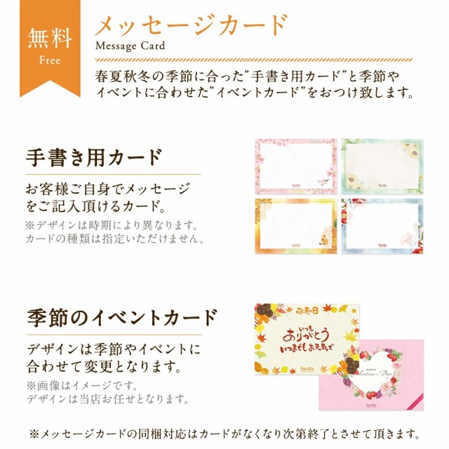 メッセージカード選択方法