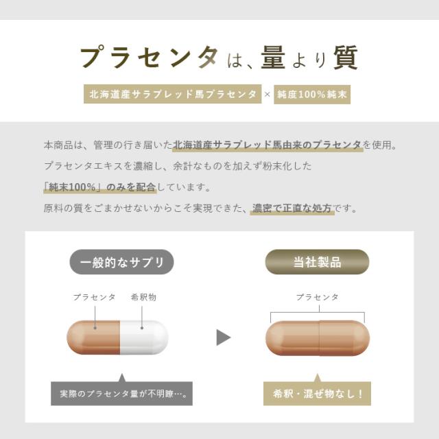 プラセンタは量より質