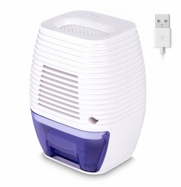 除湿機 小型 Usbミニ除湿機 日本語説明書付き コンパクト 付与 衣類乾燥 湿気対策 省エネ 自動停止機能搭載 カビ防止 抗菌