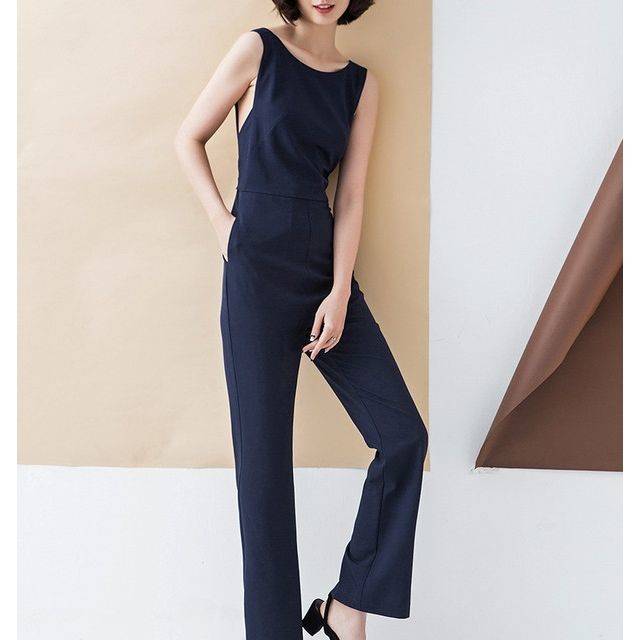 新品 本物 当店在庫だから安心 パーティや結婚式の2次会にも最適なキレイめオールインワン オールインワンレディースサロペットノースリーブシフォンパンツドレスパンツパーティ結婚式 ボトムス パンツ Felderrushing Net