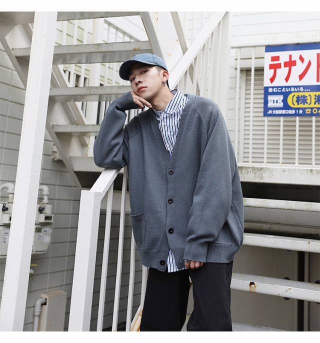 【再値下げ】新品♪秋冬服 メンズ カーデ 2XL