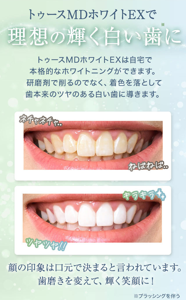 Wトゥースホワイト