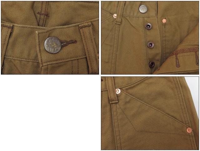 フェローズ Pherrow's 1930's ブラウンダック ワークパンツ 333WP