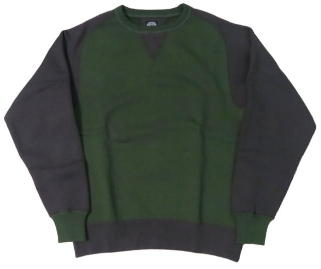 JELADO ジェラード フリーダムスリーブ 丸胴 クルーネックスウェット 2TONE AB11211