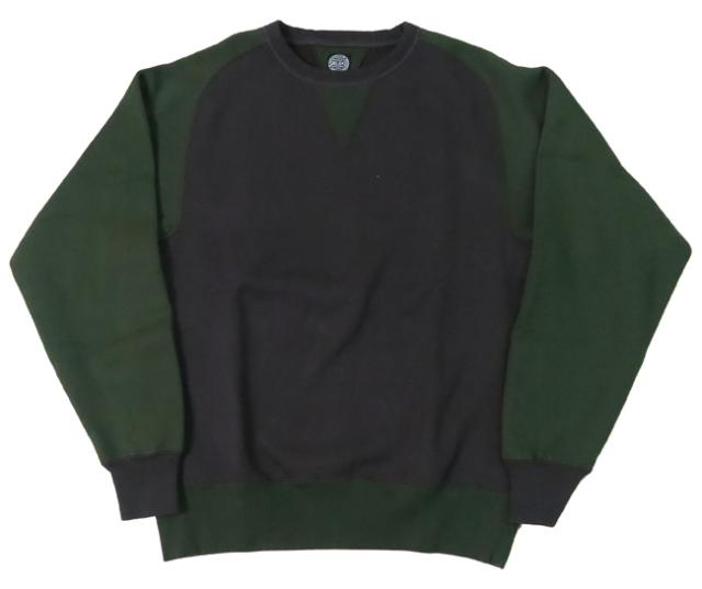 JELADO ジェラード フリーダムスリーブ 丸胴 クルーネックスウェット 2TONE AB11211