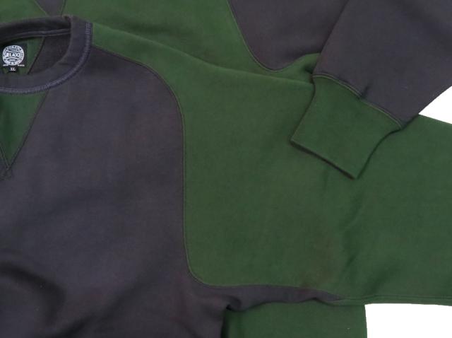 JELADO ジェラード フリーダムスリーブ 丸胴 クルーネックスウェット 2TONE AB11211