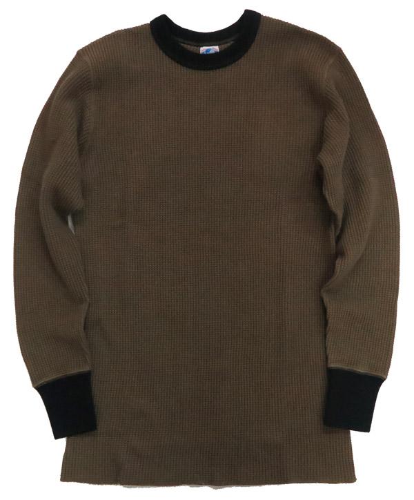 JELADO ジェラード メガサーマル クルーネック 長袖 2トーン AB12226