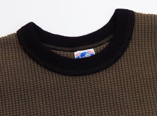 JELADO ジェラード メガサーマル クルーネック 長袖 2トーン AB12226