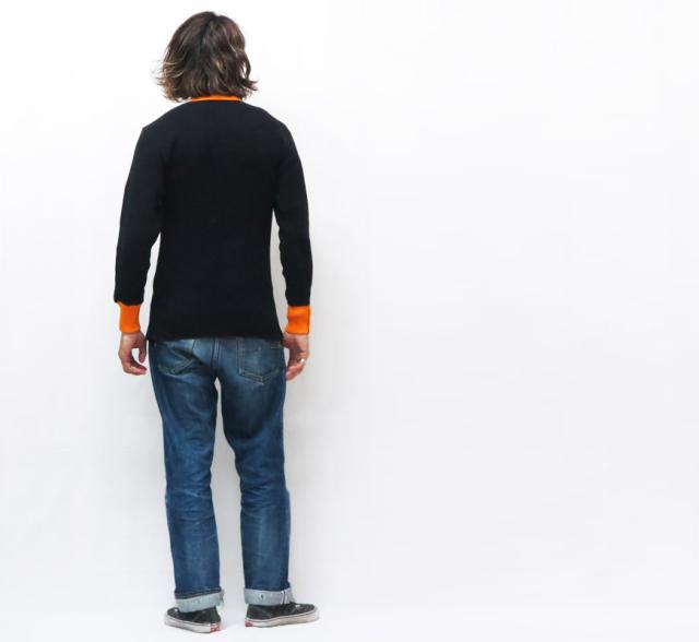 JELADO ジェラード メガサーマル クルーネック 長袖 2トーン AB12226