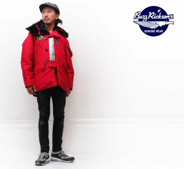 バズリクソンズ Buzz Rickson's RED N-3B Type "Scorpion" AIR DEFENSE COMMAND PATCH フライトジャケット BR14449