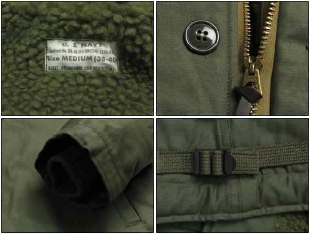 バズリクソンズ Buzz Rickson's A-2 デッキジャケット U.S.NAVY HC-2 DET.67 MED. CRUISE 1970-1971 BR15156