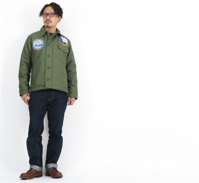 バズリクソンズ Buzz Rickson's A-2 デッキジャケット U.S.NAVY HC-2 DET.67 MED. CRUISE 1970-1971 BR15156