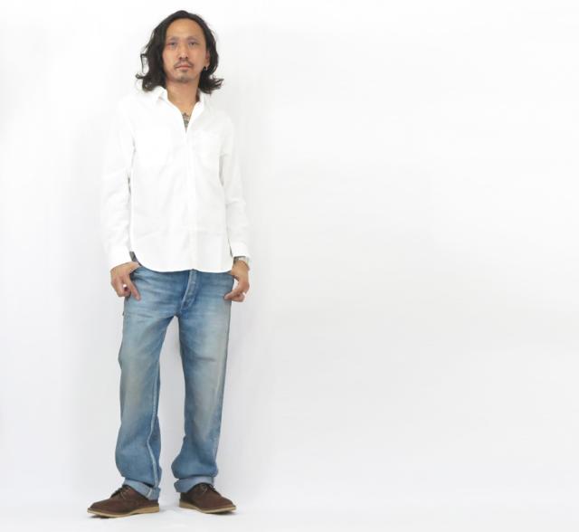 FULLCOUNT 5oz シャンブレー 長袖 ワークシャツ 4810