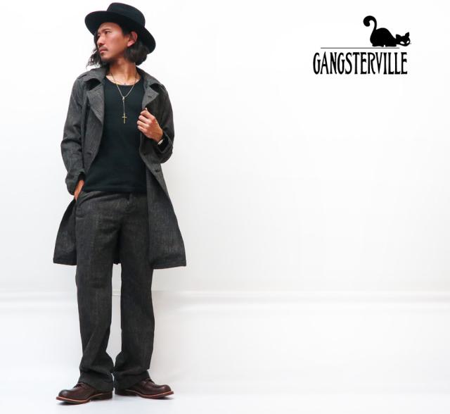 GANGSTERVILLE SMUGGLER モーターサイクルコート ロング丈