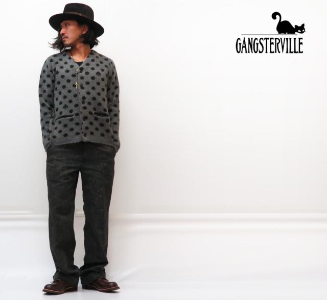 GANGSTERVILLE BANKER モヘアカーディガン