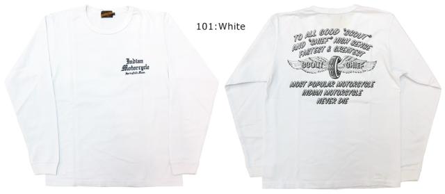 インディアンモーターサイクル Indian Motorcycle 長袖 プリント Ｔシャツ SCOUT & CHIEF IM68342