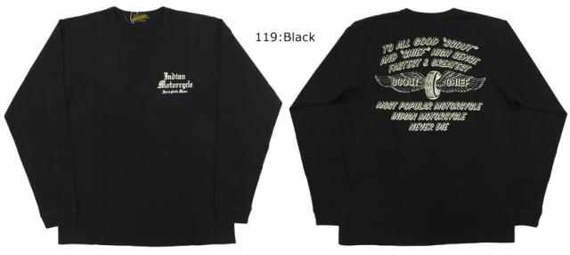 インディアンモーターサイクル Indian Motorcycle 長袖 プリント Ｔシャツ SCOUT & CHIEF IM68342