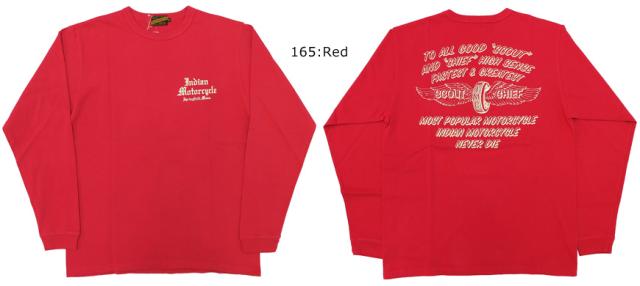 インディアンモーターサイクル Indian Motorcycle 長袖 プリント Ｔシャツ SCOUT & CHIEF IM68342