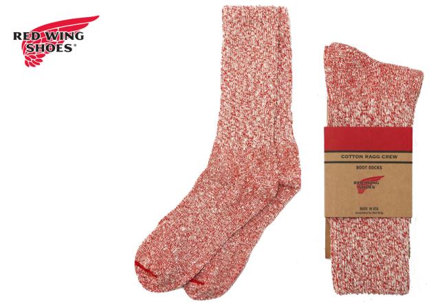 REDWING レッドウィング コットンラグ クルーソックス ラスト STYLE NO.97169