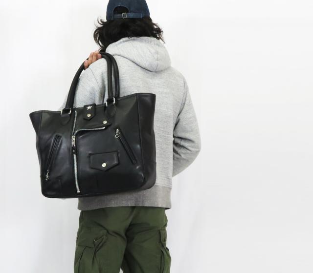 ショット Schott レザーライダーストートバッグ 4976008